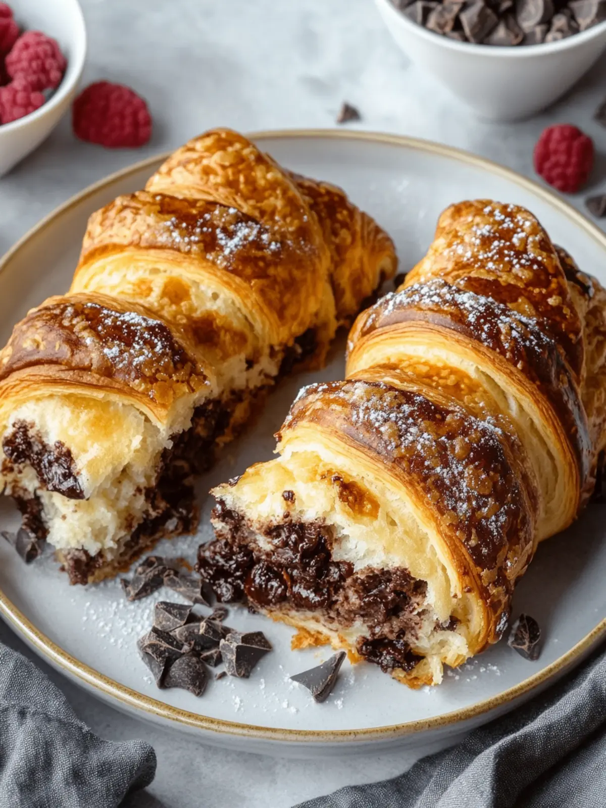 Decadent Chocolate Croissant Breakfast Bake for Your Brunch Bliss 5 Chocolate Croissant Breakfast Bake