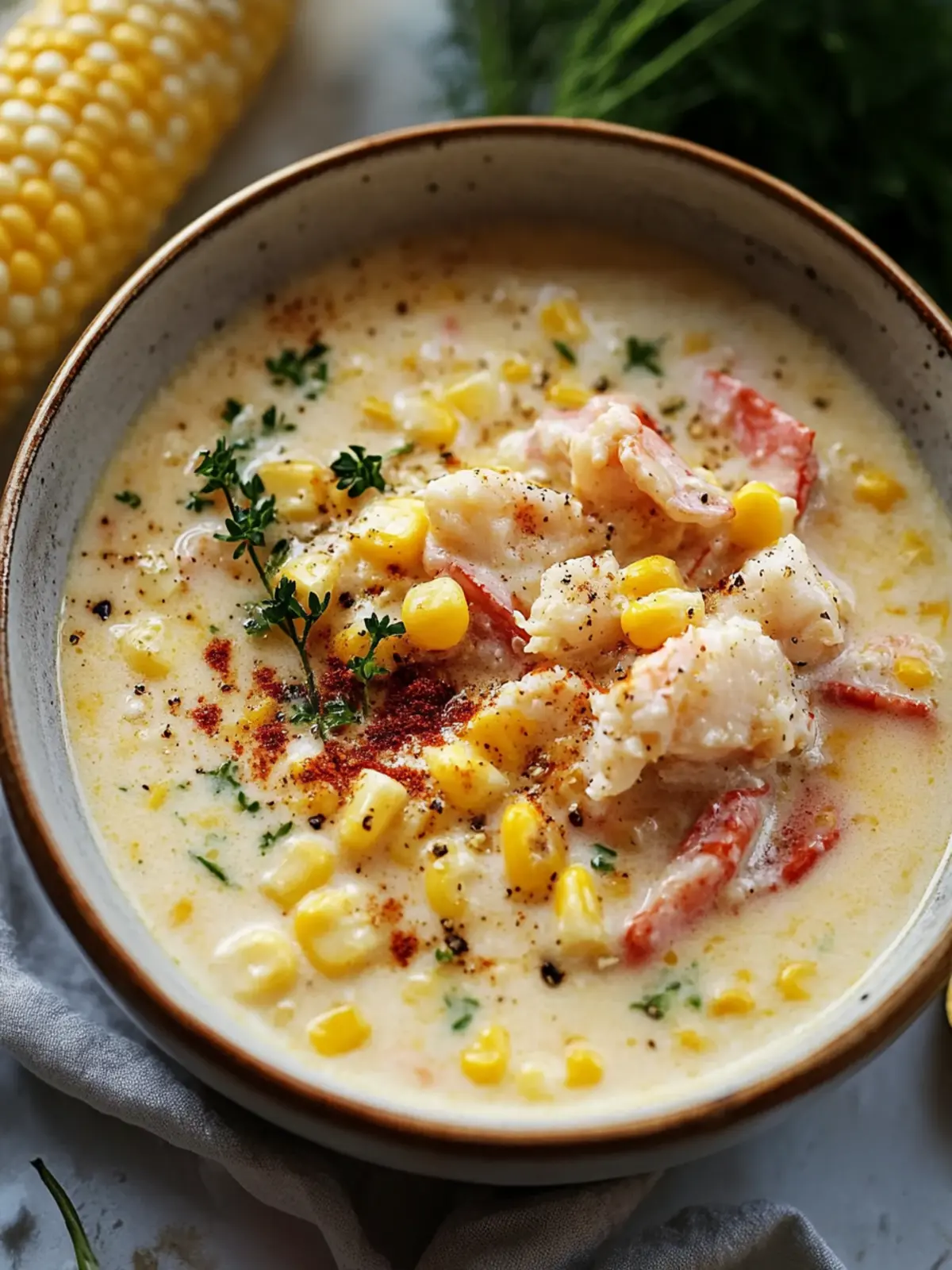 Bobby Flay's Crab Corn Chowder: A Creamy Comfort Classic 3 Crab Corn Chowder
