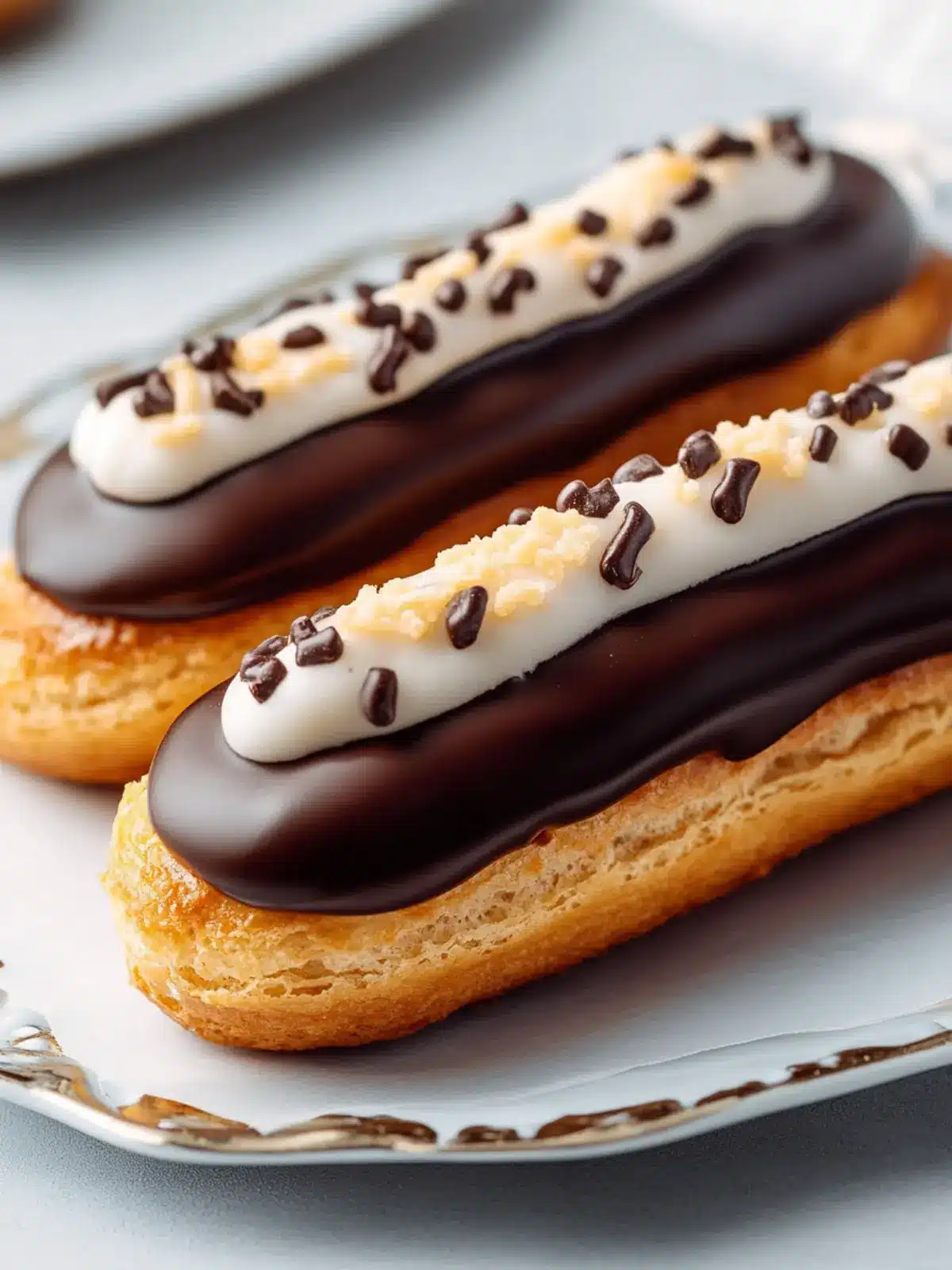 Decadent Chocolate Éclairs You Can Create at Home Today 4 Chocolate Éclairs