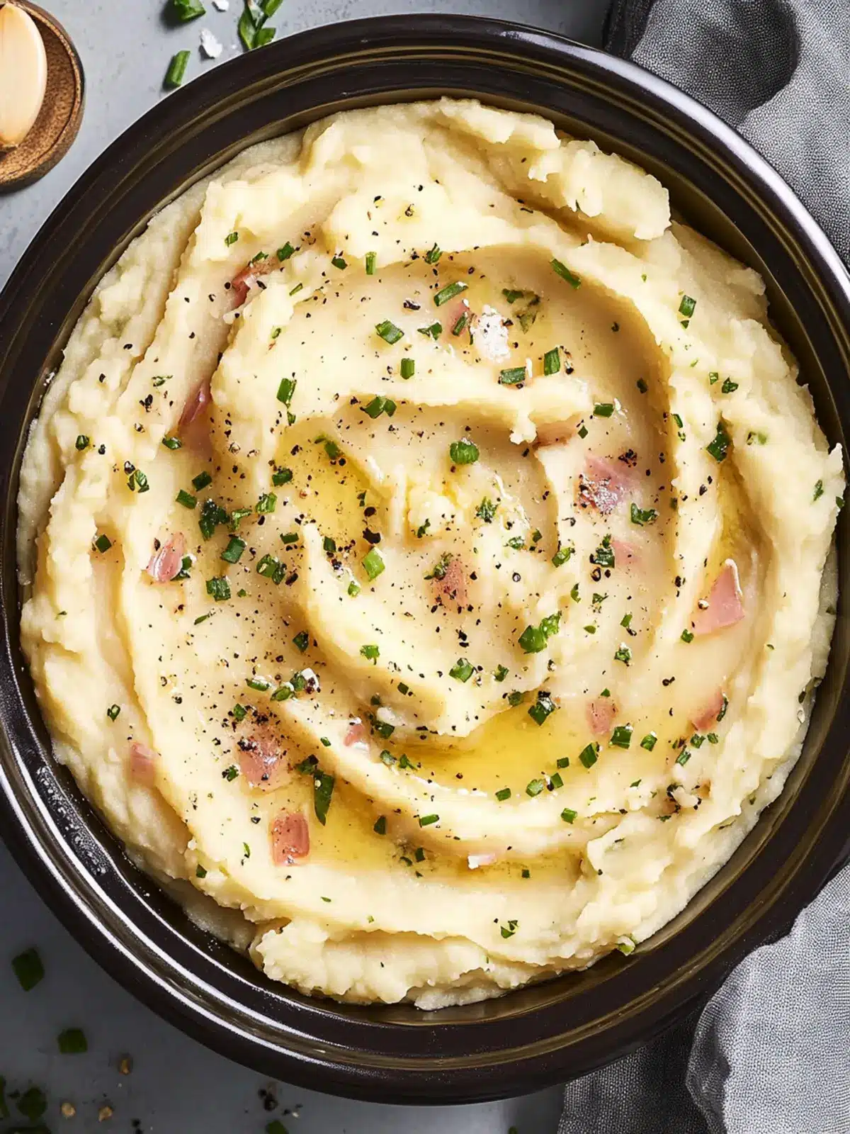 Crockpot Garlic Mashed Potatoes: Effortless Flavorful Comfort 5 Crockpot Garlic Mashed Potatoes
