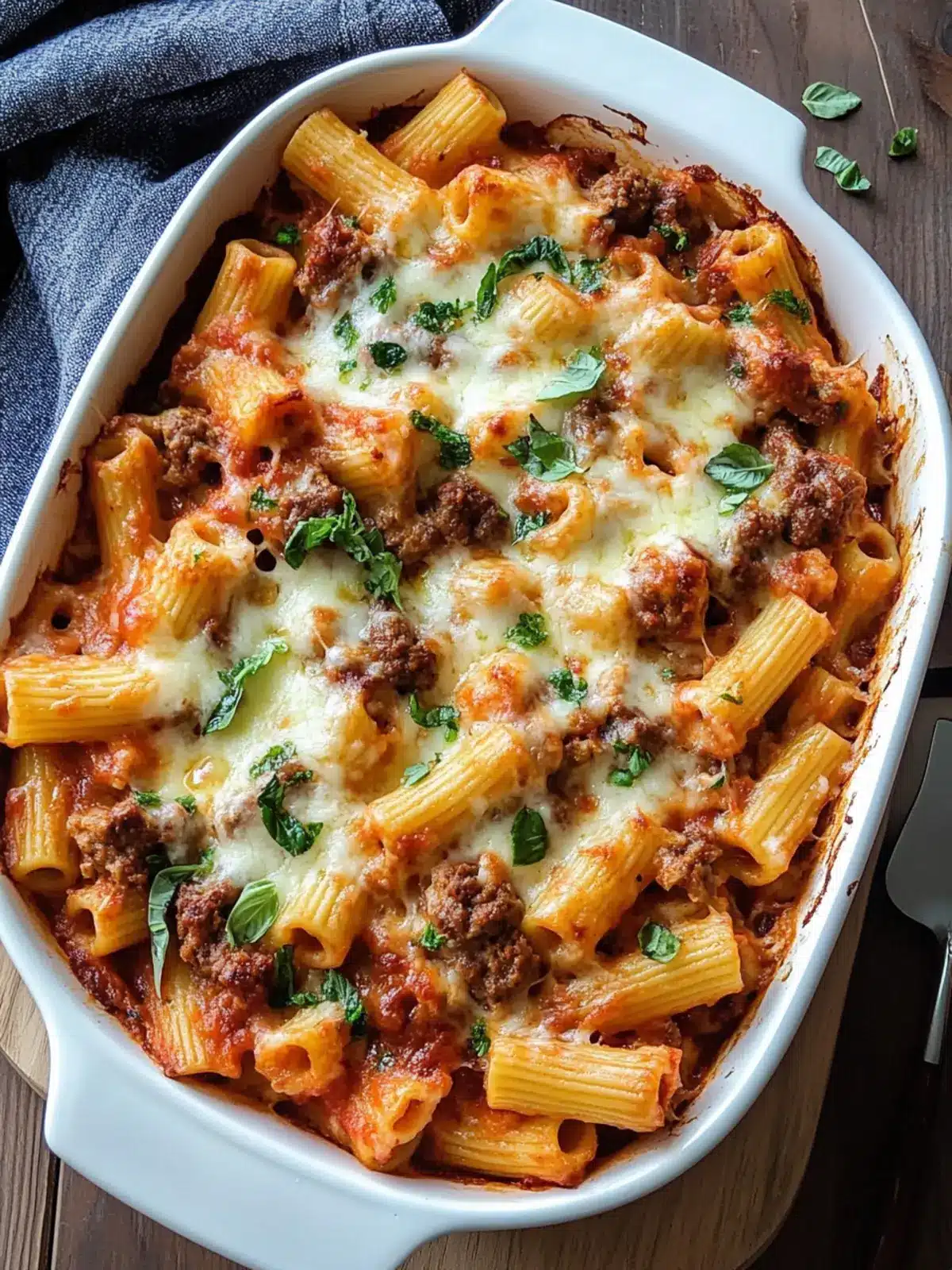 Cheesy Beef Rigatoni Bake: Your Family's New Favorite Comfort Dish 3 Cheesy Beef Rigatoni Bake