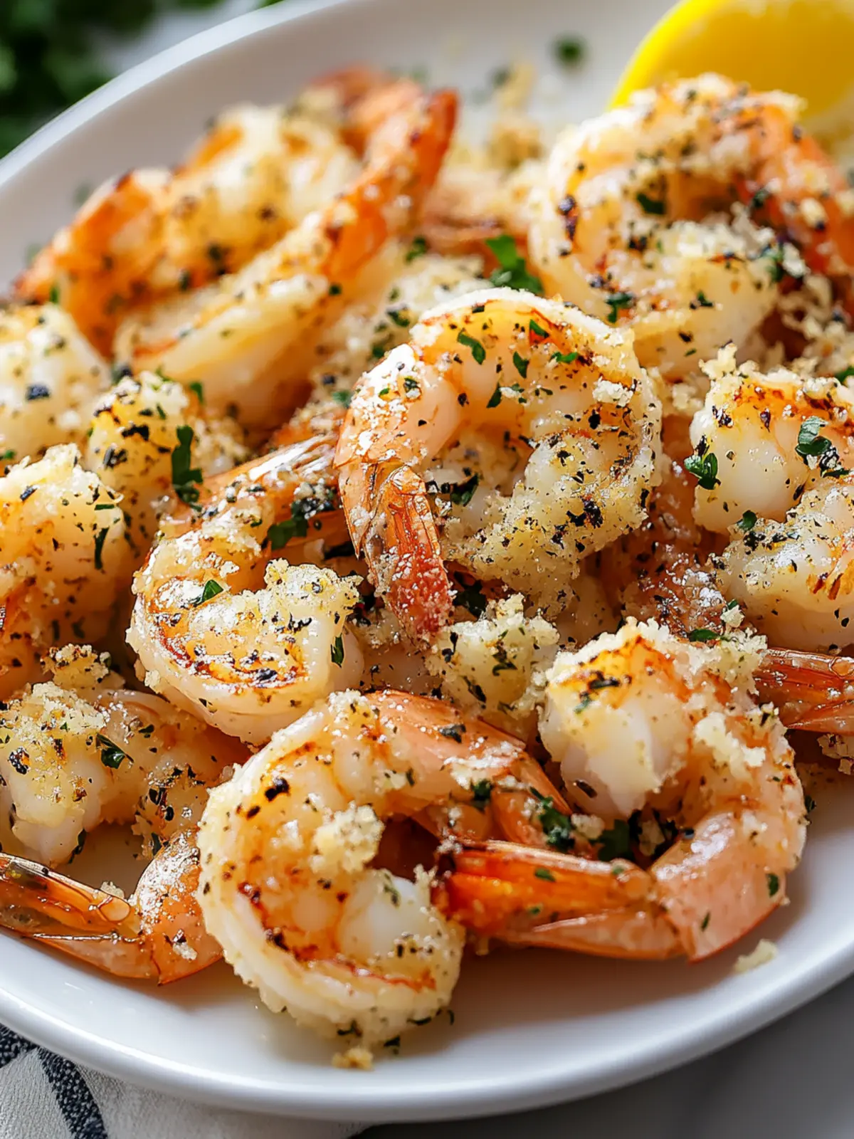 Garlic Parmesan Roasted Shrimp in 20 Minutes or Less 5 Garlic Parmesan Roasted Shrimp