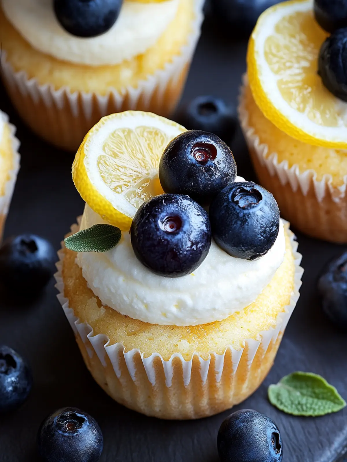 Lemon-Blueberry Mini Cheesecake Cupcakes for Sweet Moments 3 Lemon-Blueberry Mini Cheesecake Cupcakes