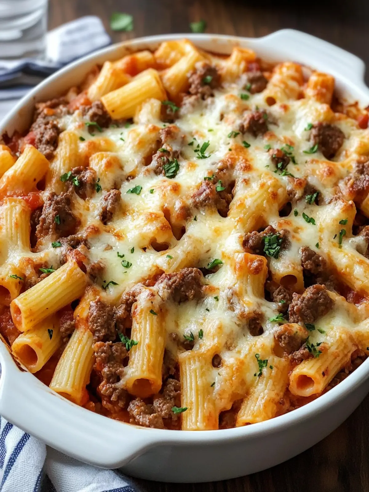 Cheesy Beef Rigatoni Bake: Your Family's New Favorite Comfort Dish 2 Cheesy Beef Rigatoni Bake