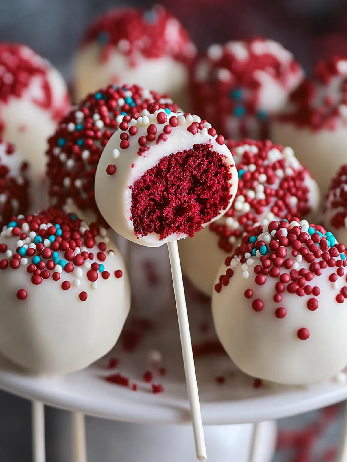 Irresistible Red Velvet Cake Pops for Your Sweet Cravings 2 Red Velvet Cake Pops