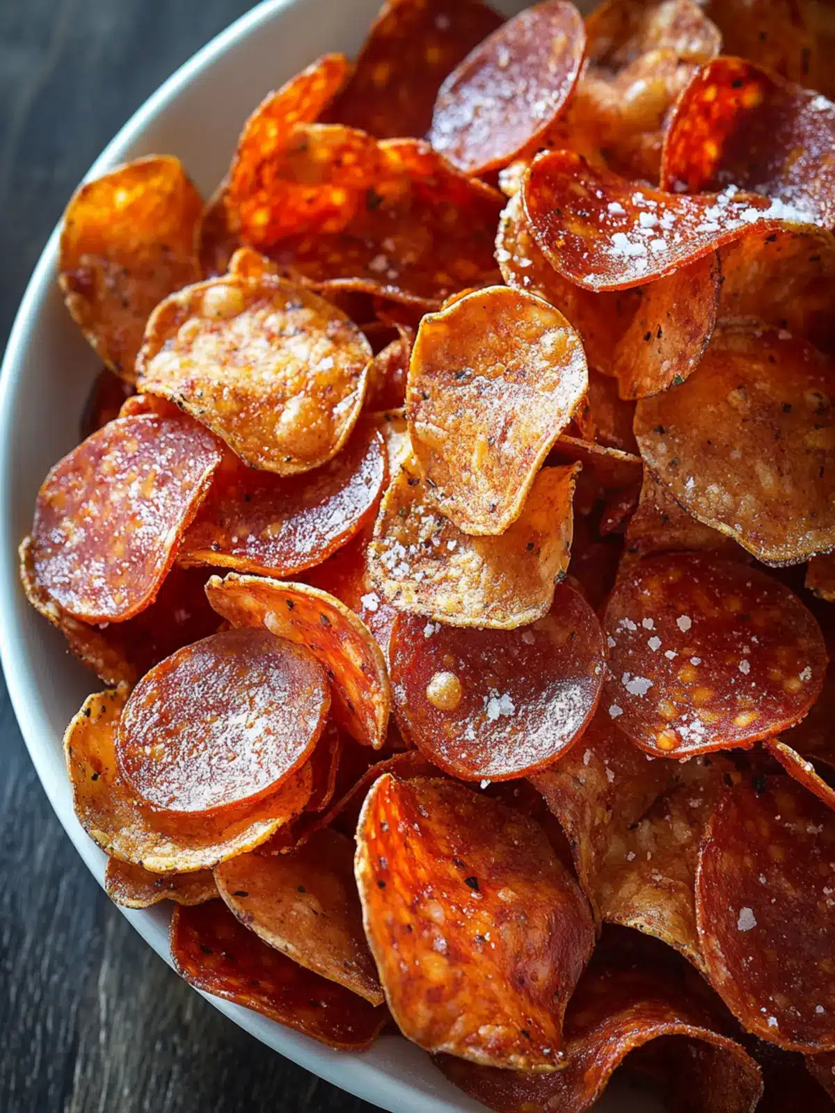 Crispy Pepperoni Chips: Your Ultimate Keto Snack Delight 3 Pepperoni Chips
