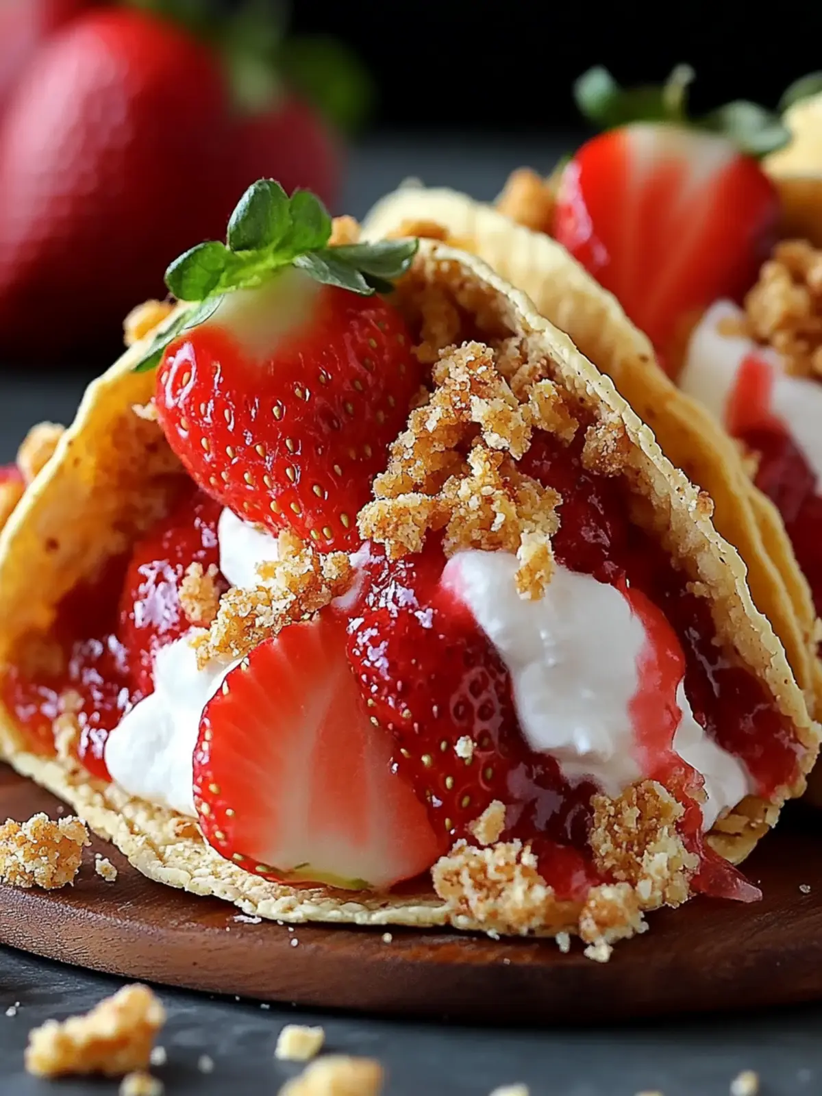 Strawberry Crunch Cheesecake Tacos You Can’t Resist 3 Strawberry Crunch Cheesecake Tacos