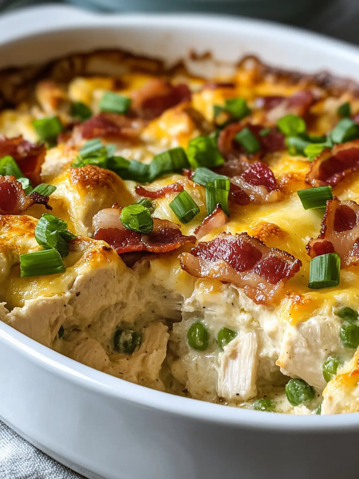Keto Low Carb Chicken Bacon Ranch Casserole for Cozy Nights 4 Keto Low Carb Chicken Bacon Ranch Casserole