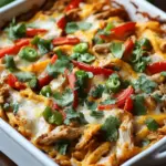 Creamy Chicken Fajita Casserole: Your New Family Favorite 2 Creamy Chicken Fajita Casserole