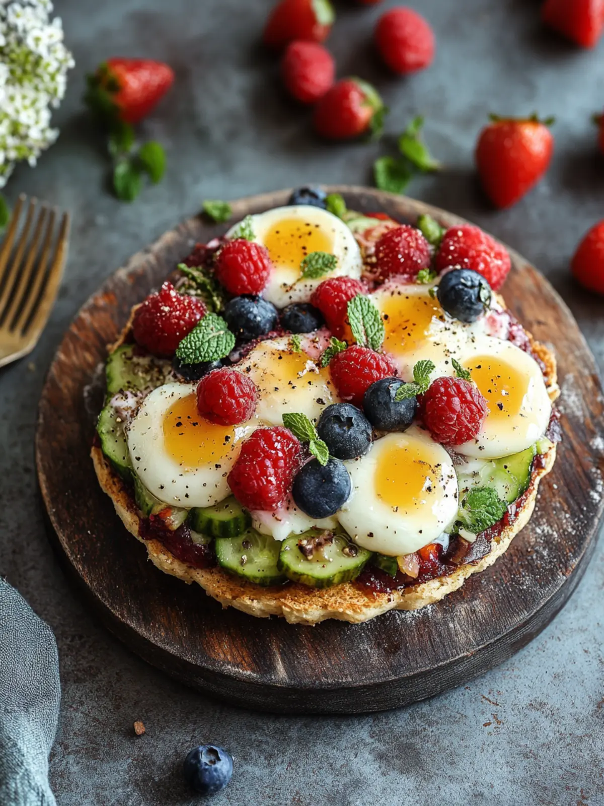 Delicious Vegetarian Breakfast: Avocado & Egg Stuffed Mushrooms 5 Vegetarian Breakfast