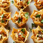 Delicious Peanut Chicken Wonton Cups for Effortless Entertaining 5 Peanut Chicken Wonton Cups