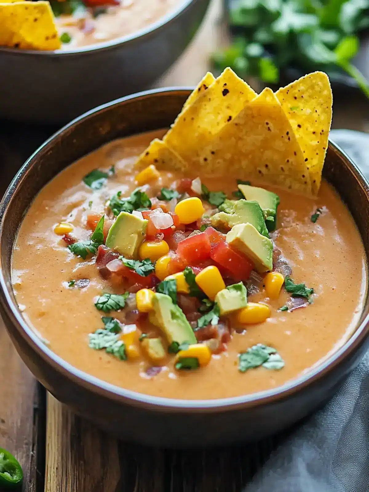 Creamy Vegetarian Tortilla Soup: Comfort in Every Spoonful 4 Creamy Vegetarian Tortilla Soup