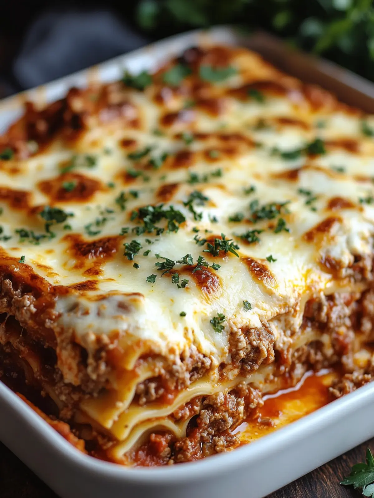 Delicious Oven-Baked Beef Lasagna for Cozy Family Nights 3 Oven-Baked Beef Lasagna
