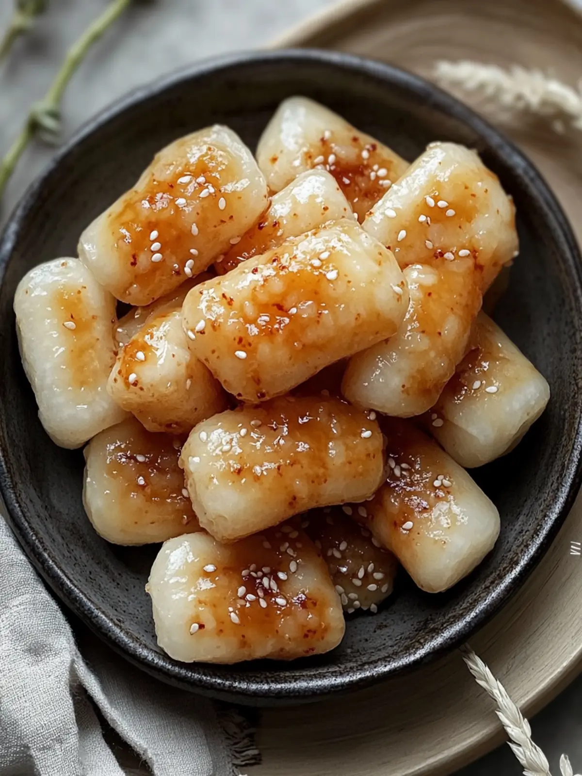 Sweet Soy Butter Korean Rice Cakes for an Irresistible Snack 5 Sweet Soy Butter Korean Rice Cakes