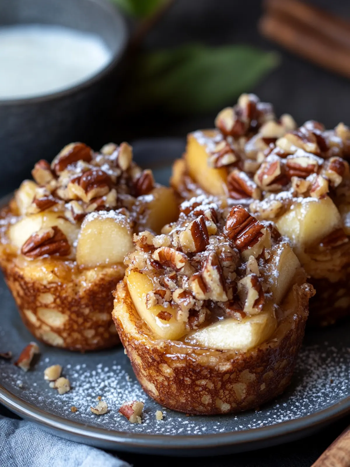 Apple Pecan French Toast Cups for Cozy Weekend Mornings 3 Apple Pecan French Toast Cups