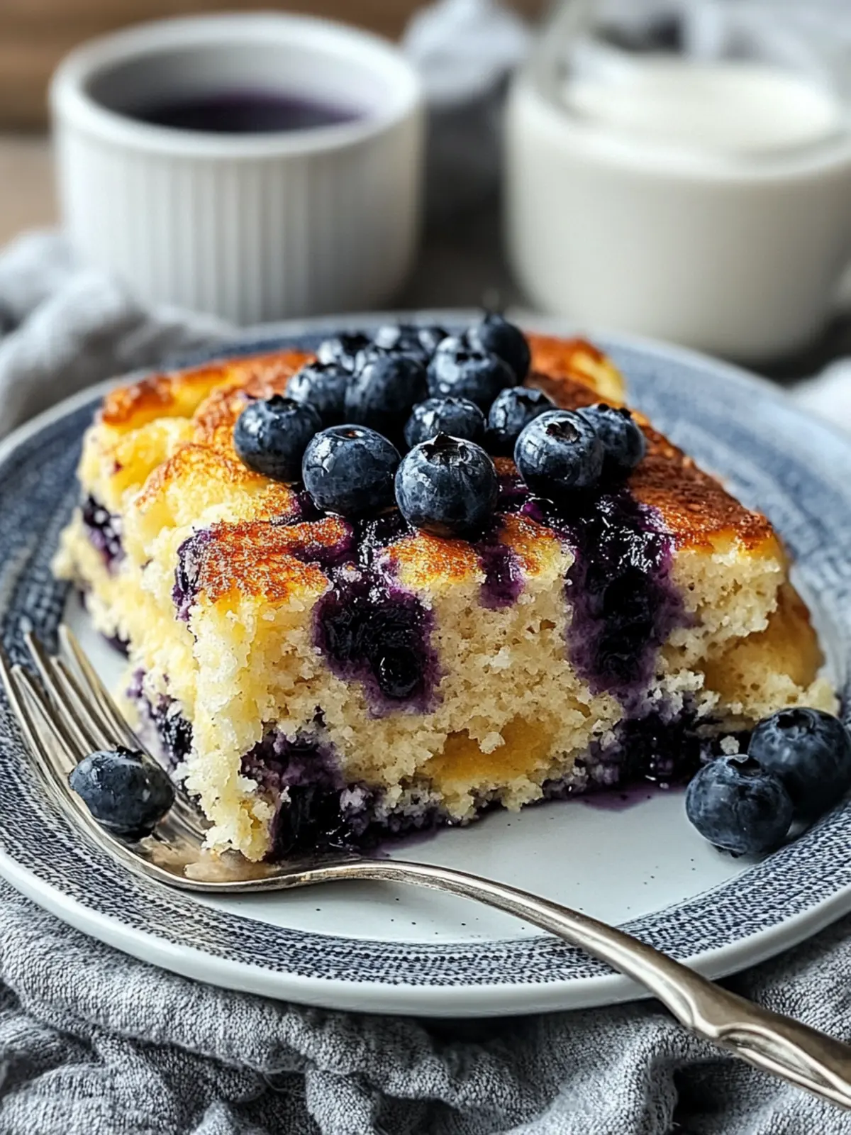 Blueberry Buttermilk Pancake Casserole for Cozy Mornings 2 Blueberry Buttermilk Pancake Casserole