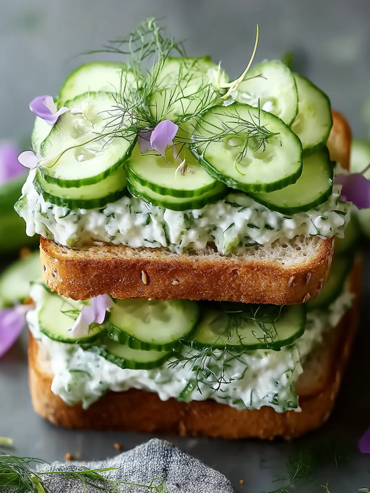 Refreshing Easy Cucumber Salad Sandwiches for Any Occasion 2 Easy Cucumber Salad Sandwiches