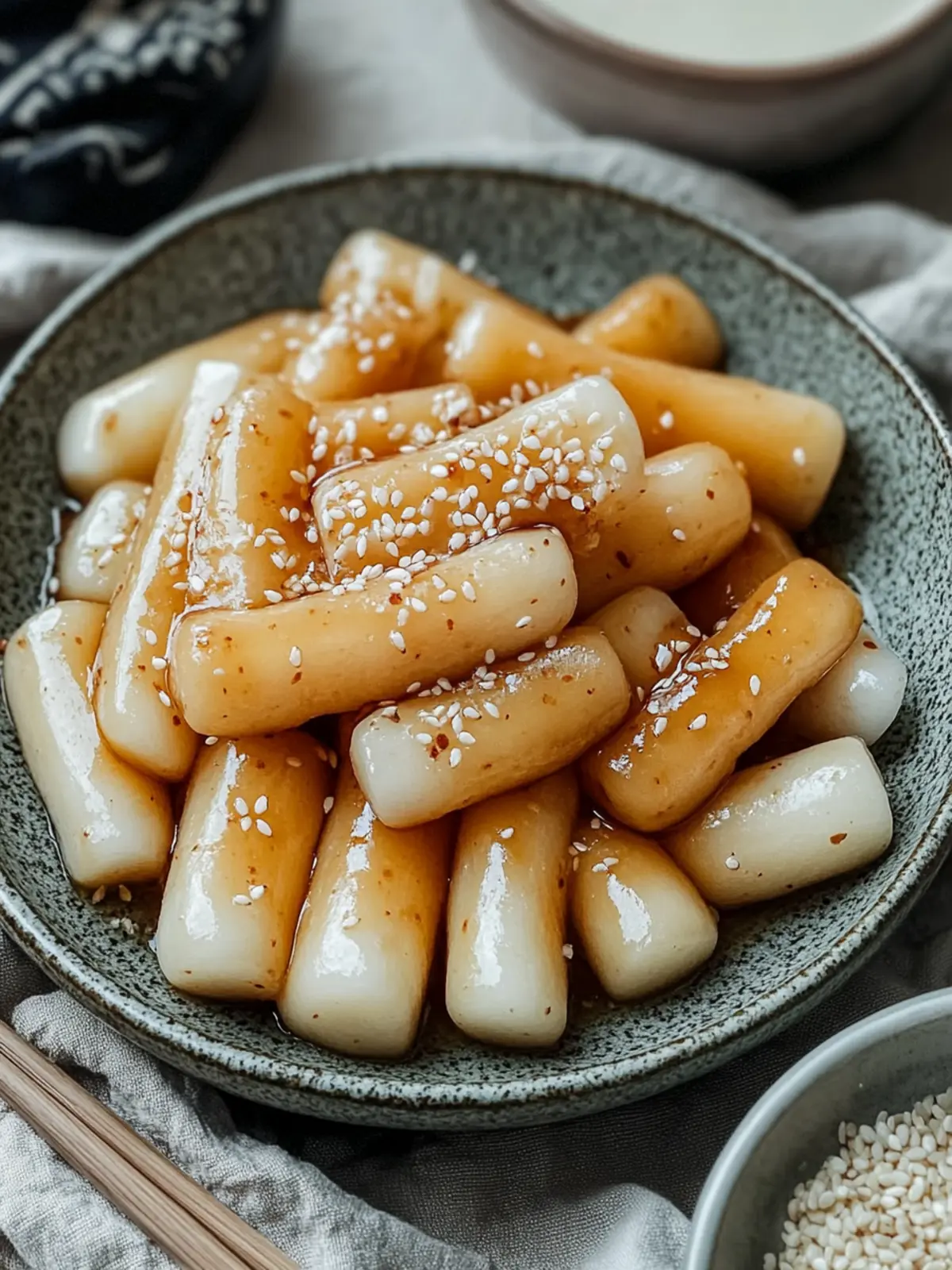 Sweet Soy Butter Korean Rice Cakes for an Irresistible Snack 4 Sweet Soy Butter Korean Rice Cakes