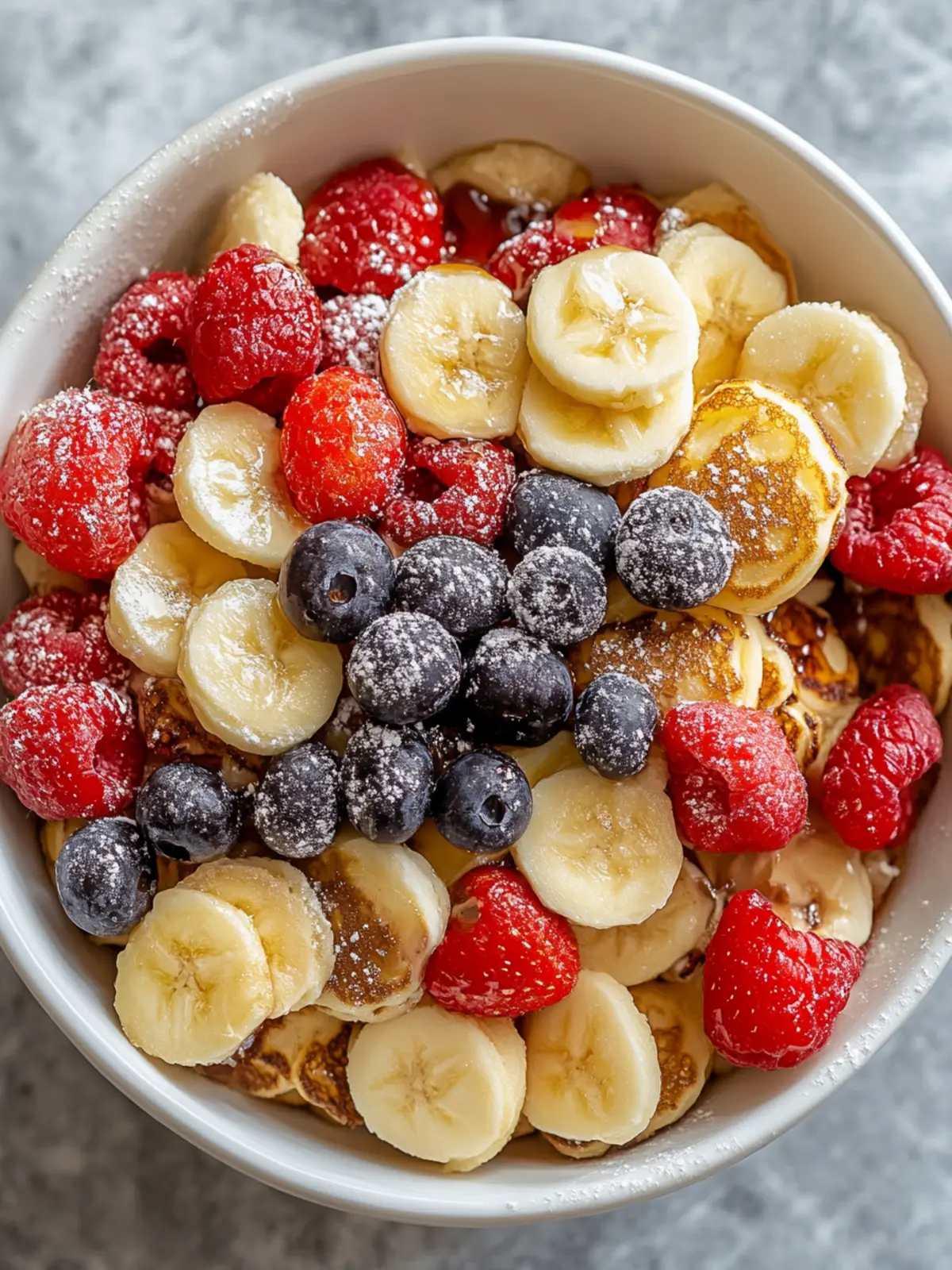 Mini Pancake Cereal Bowl - Fun, Fluffy Breakfast Delight 2 Mini Pancake Cereal Bowl