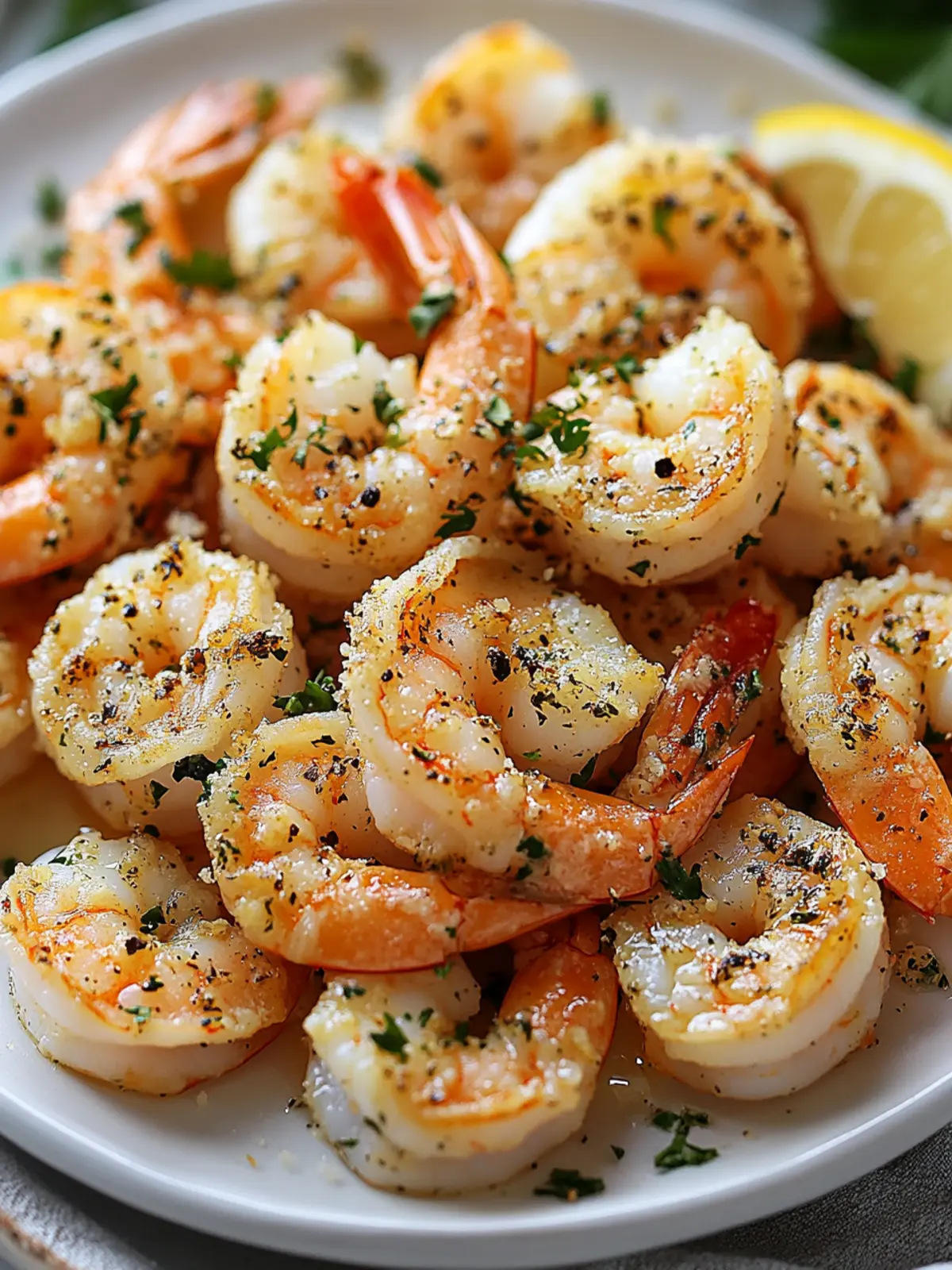 Garlic Parmesan Roasted Shrimp in 20 Minutes or Less 4 Garlic Parmesan Roasted Shrimp