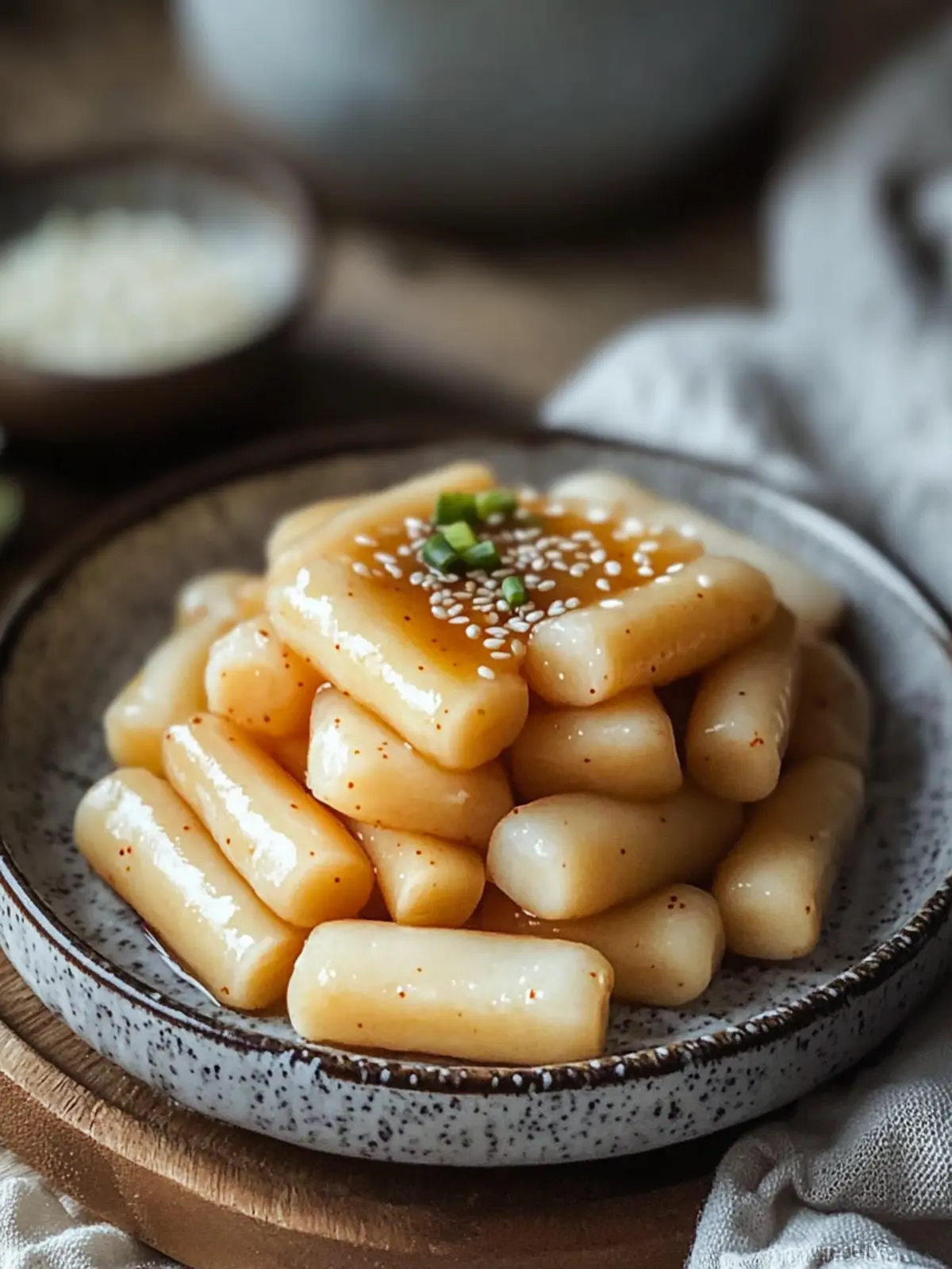 Sweet Soy Butter Korean Rice Cakes for an Irresistible Snack 2 Sweet Soy Butter Korean Rice Cakes