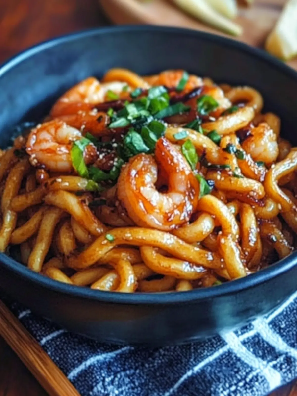 Savory Yaki Udon with Shrimp in Just 20 Minutes 2 Yaki Udon with Shrimp