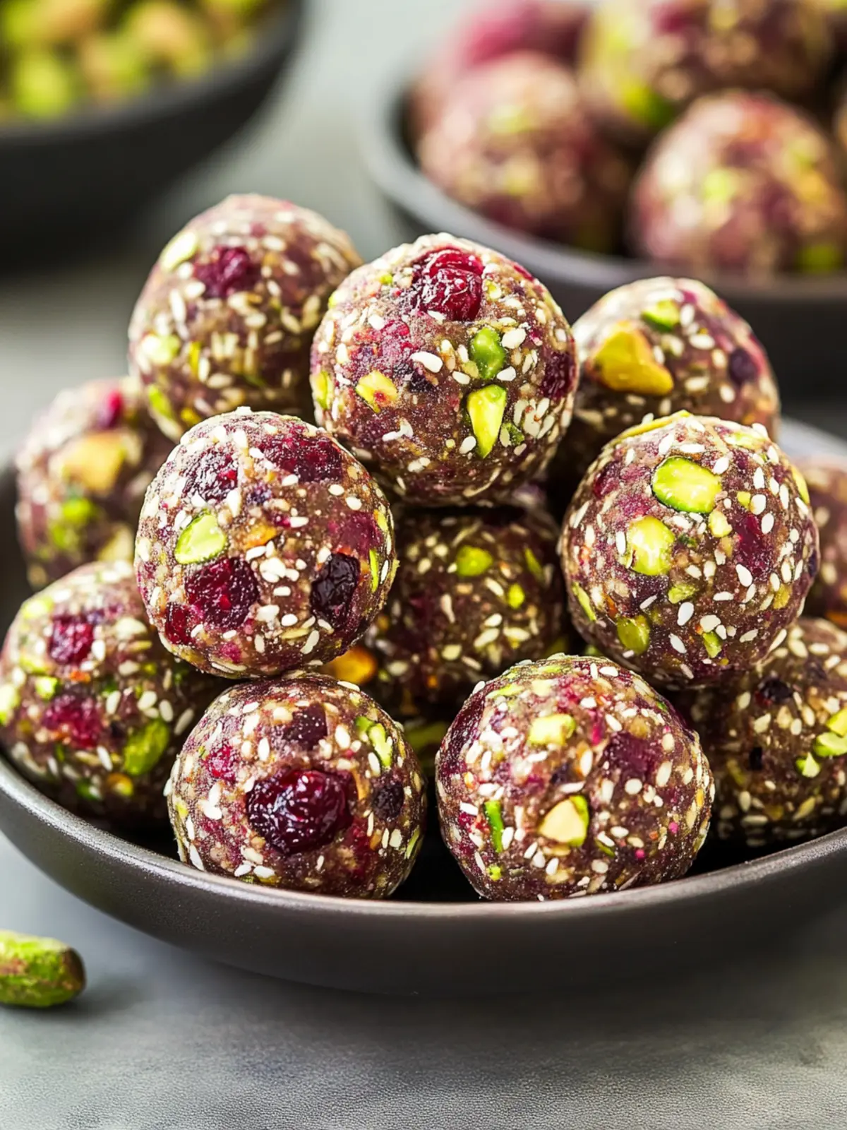 Cranberry Pistachio Energy Bites for Your Healthy Snack Cravings 5 Cranberry Pistachio Energy Bites