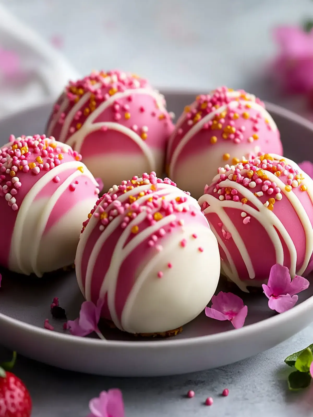 Irresistible Strawberry Cheesecake Truffle Balls Recipe You’ll Love 5 Strawberry Cheesecake Truffle Balls Recipe