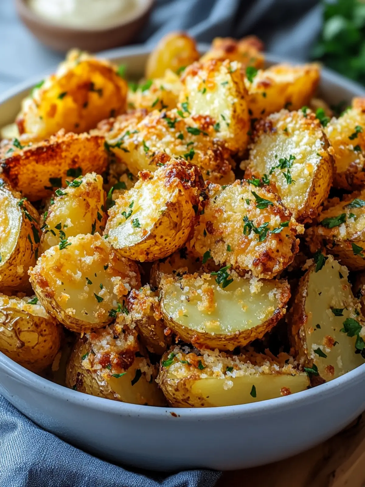 Crispy Cheesy Garlic Roasted Potatoes That Wow Every Bite 3 Crispy Cheesy Garlic Roasted Potatoes