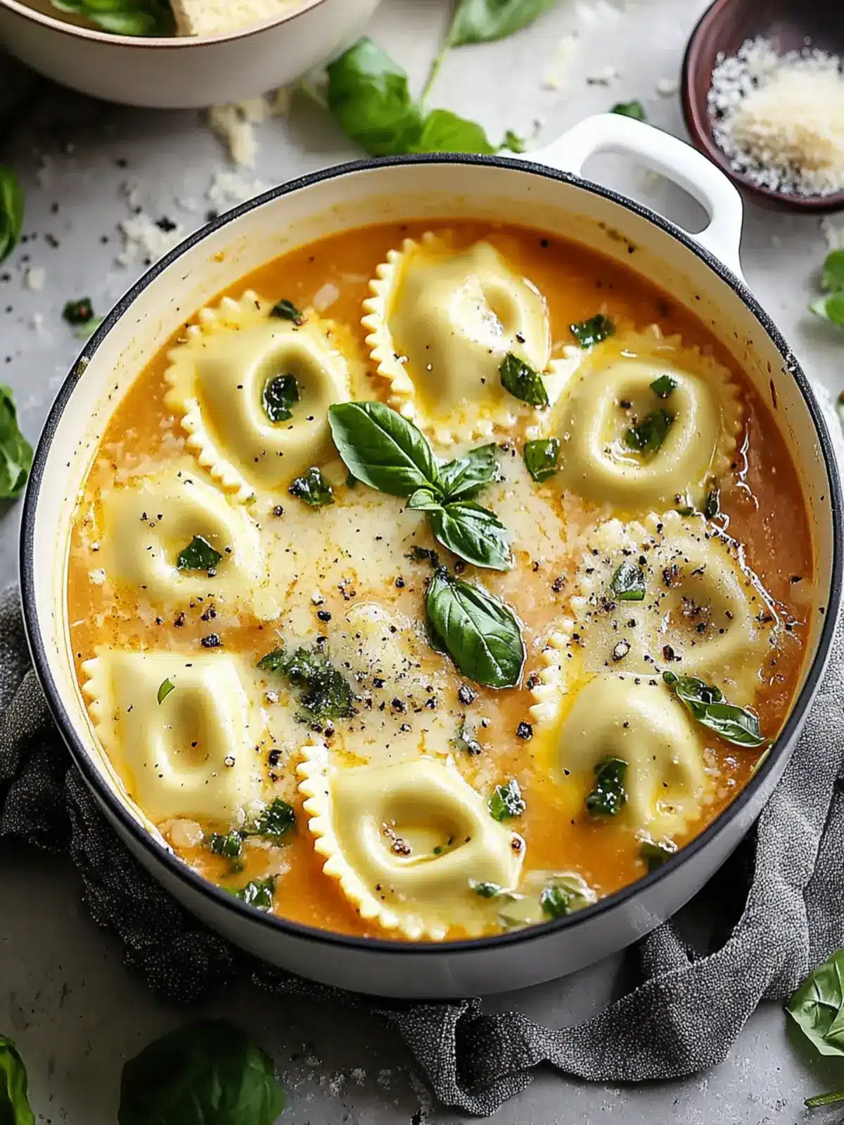 Comforting Ravioli Soup Recipe for Busy Weeknights 5 Ravioli Soup