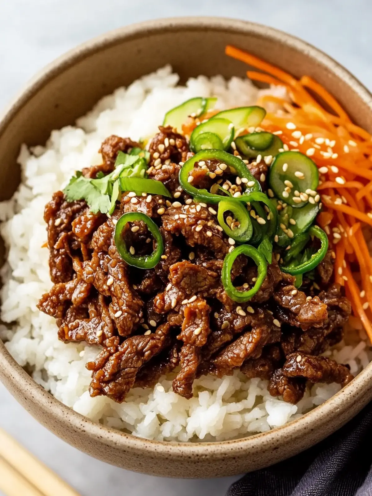 Savory Spicy Korean Beef Bulgogi Bowls in 30 Minutes 4 Spicy Korean Beef Bulgogi Bowls