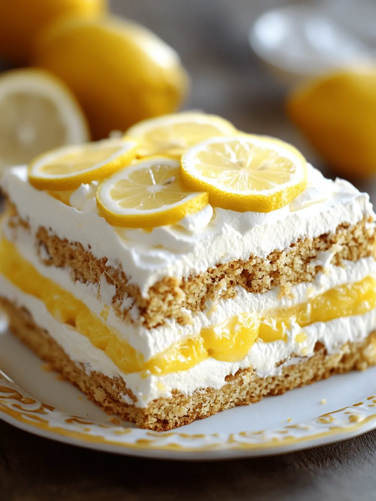 Creamy Lemon Icebox Cake: Your No-Bake Summer Delight 2 Lemon Icebox Cake