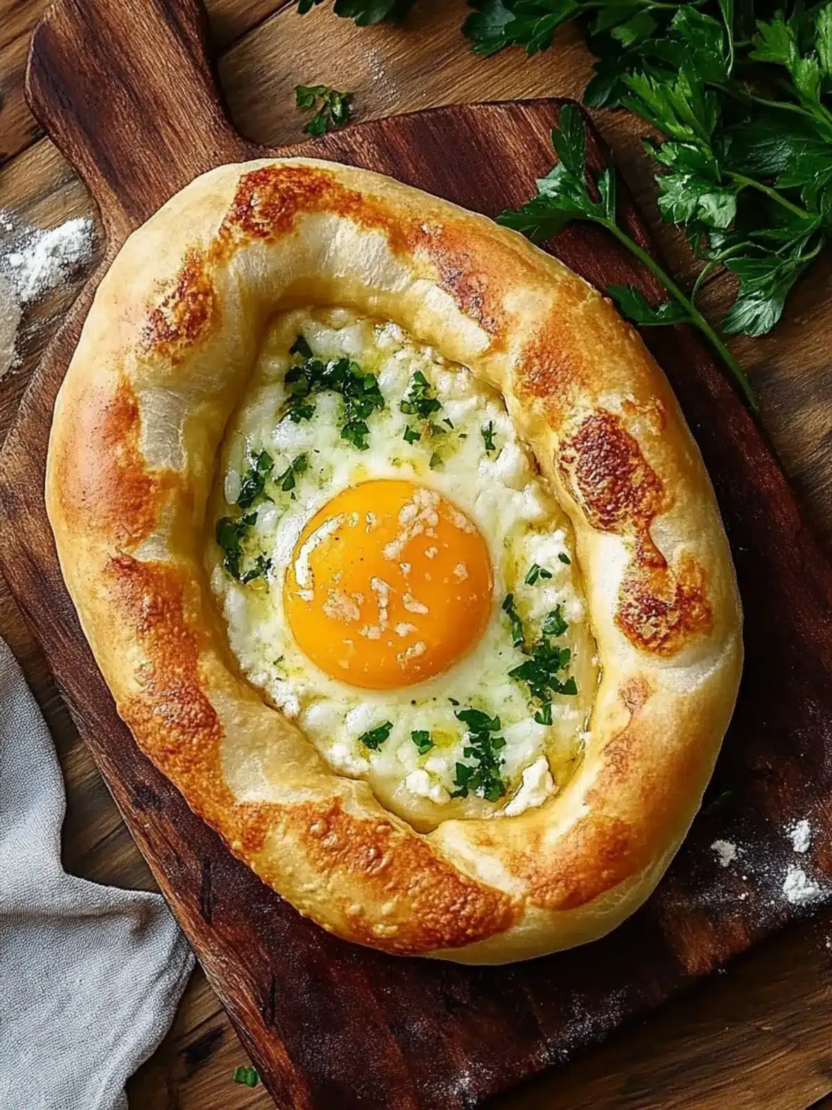 Easy Khachapuri: Comforting Cheese Boat in No Time 4 Easy Khachapuri