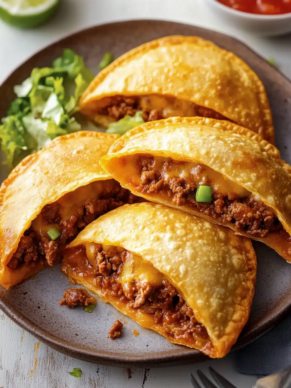 Cheesy Beef Taco Pockets That Will Wow Your Dinner Guests 3 Cheesy Beef Taco Pockets