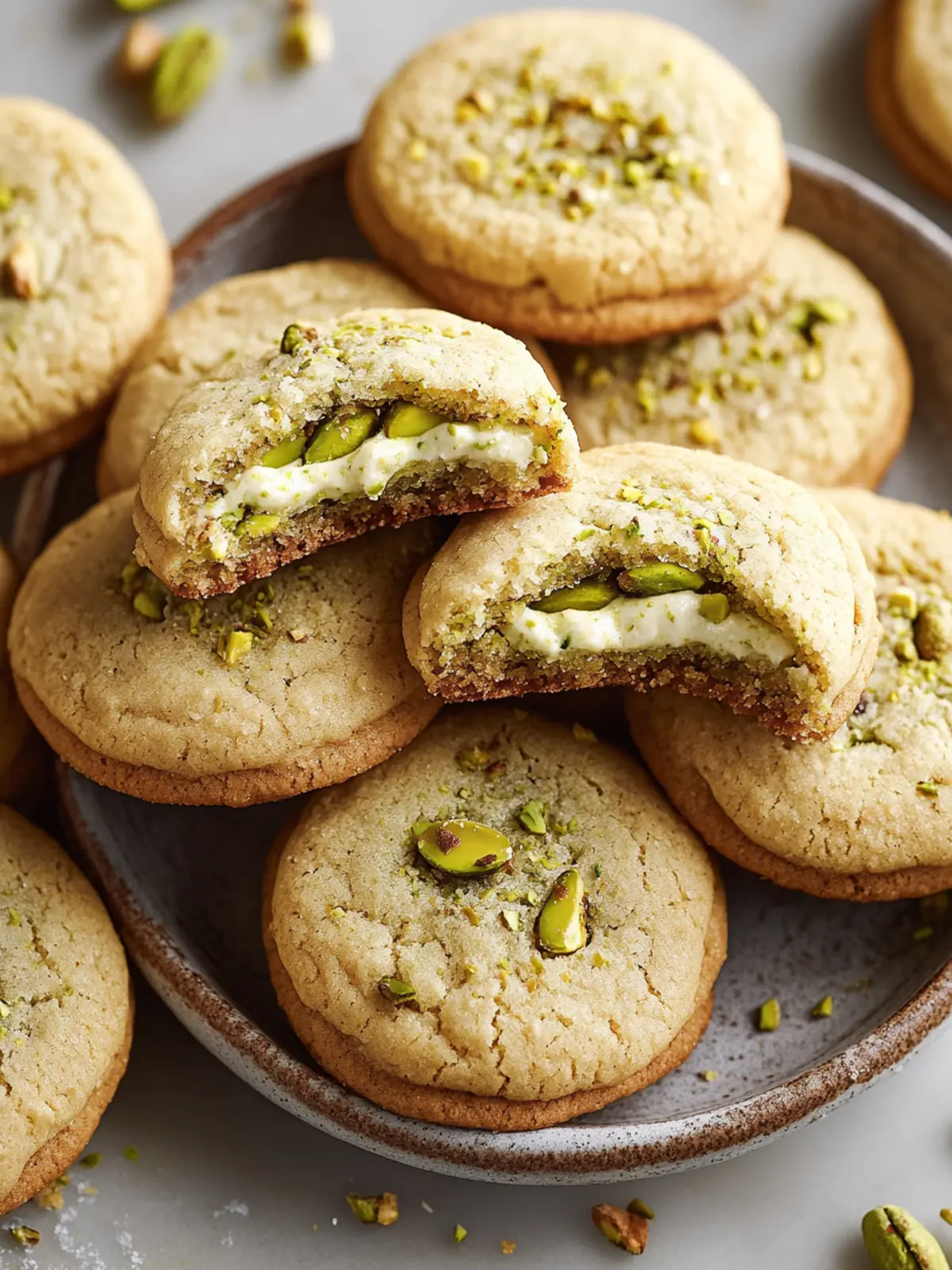 Pistachio Cream-Filled Cookies: A Creamy Dreamy Delight 5 Pistachio Cream–Filled Cookies