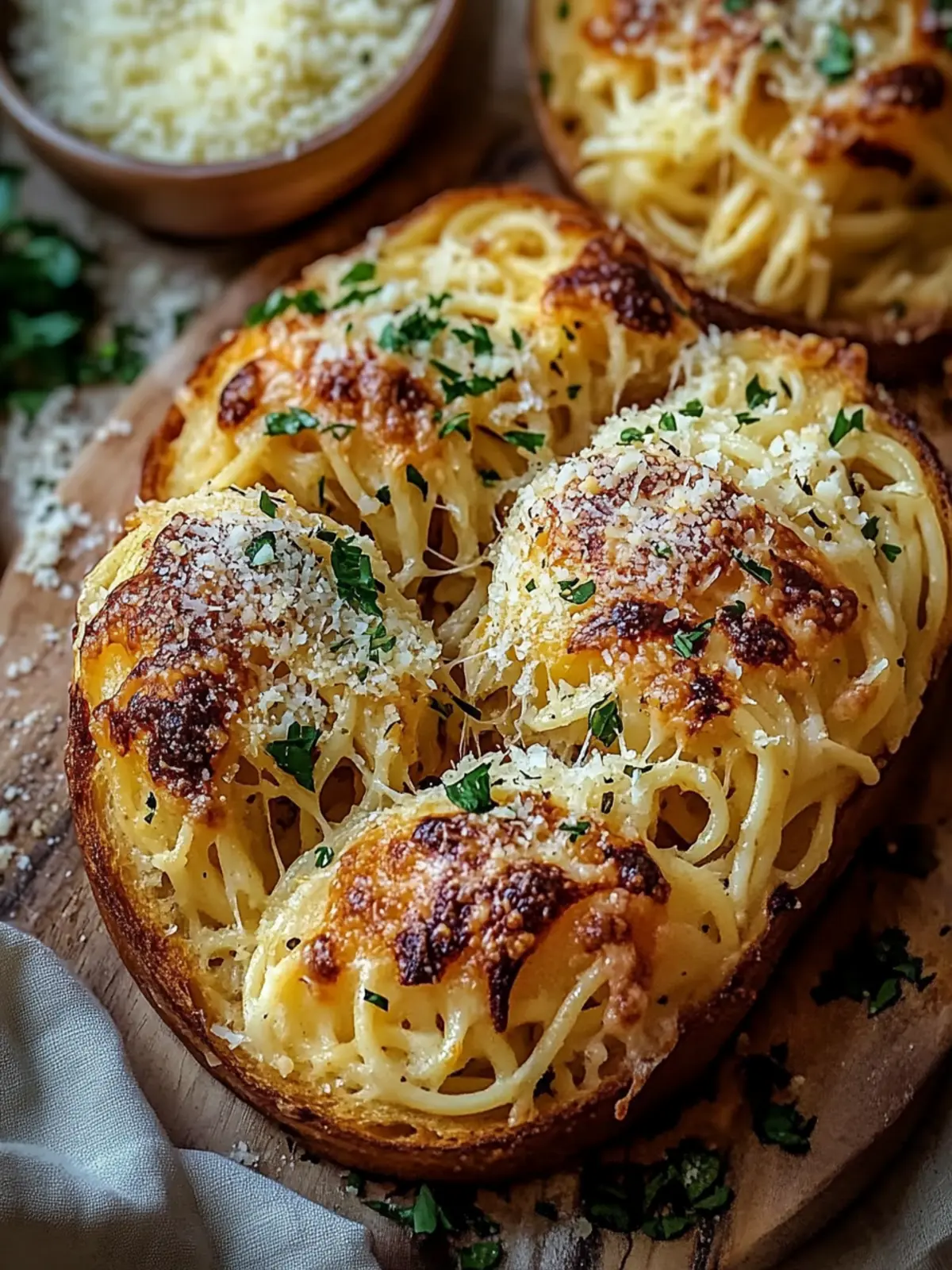 Spaghetti Garlic Bread: Your New Favorite Comfort Dish 2 Spaghetti Garlic Bread