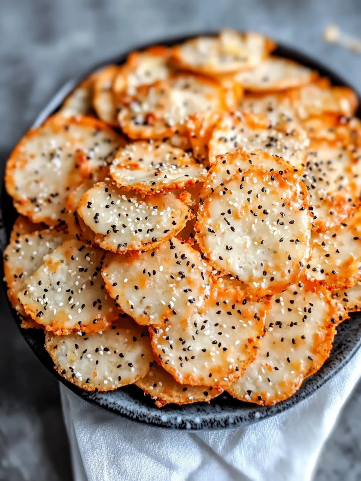 Keto Everything Bagel Cheese Chips: Crunchy Guilt-Free Treats 5 Keto Everything Bagel Cheese Chips