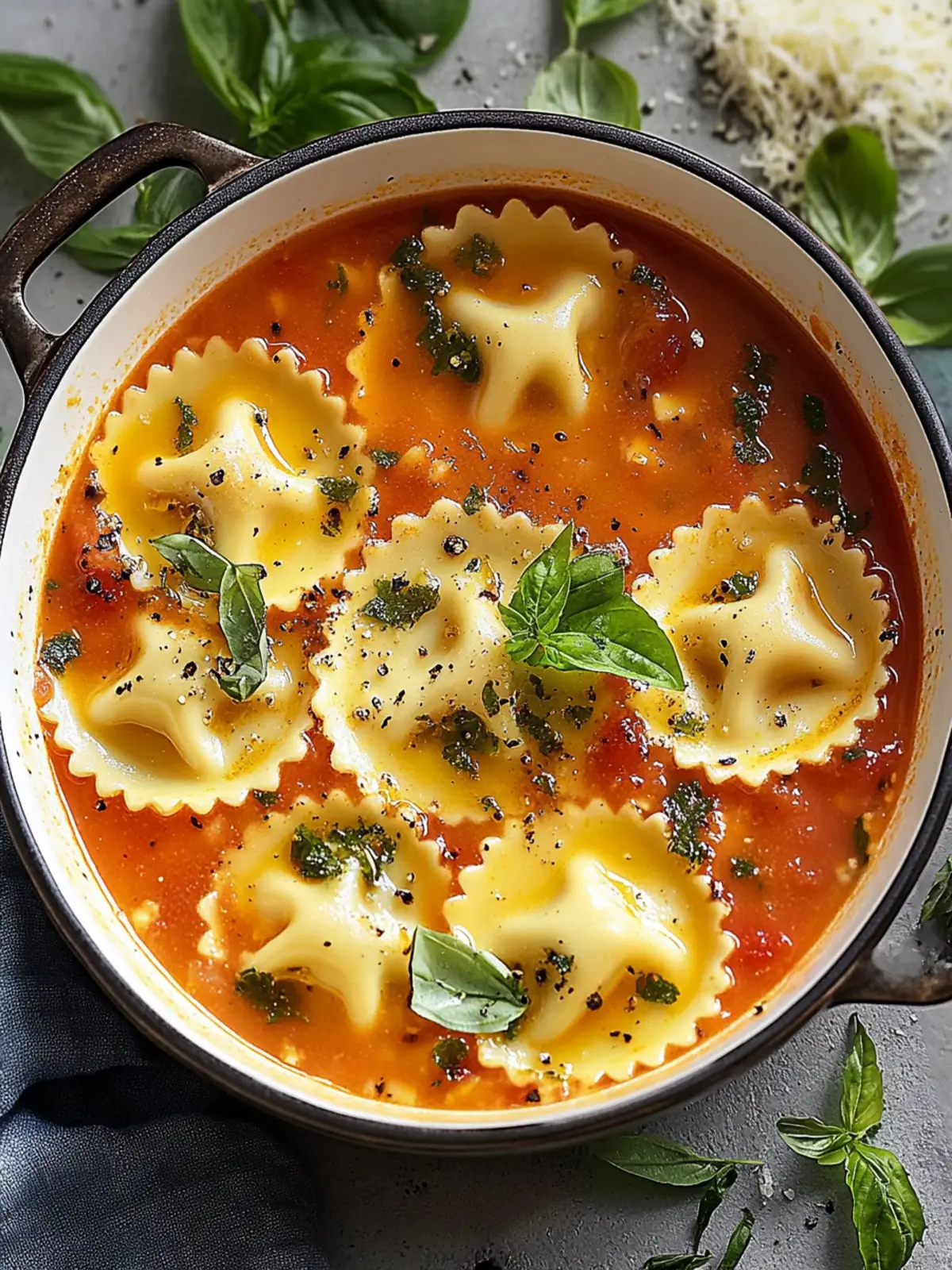 Comforting Ravioli Soup Recipe for Busy Weeknights 2 Ravioli Soup