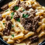 Amazing Creamy Garlic Beef Pasta for Your Best Weeknight Dinner 2 Amazing Creamy Garlic Beef Pasta