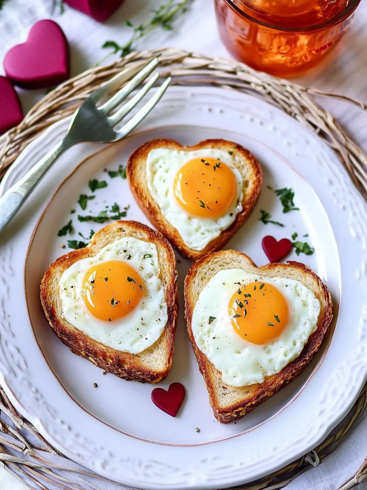 Sunny Side Up Egg-Heart Toasts for an Unforgettable Valentine’s Day 4 Sunny Side up Egg-Heart Toasts For Valentine's Day Breakfast