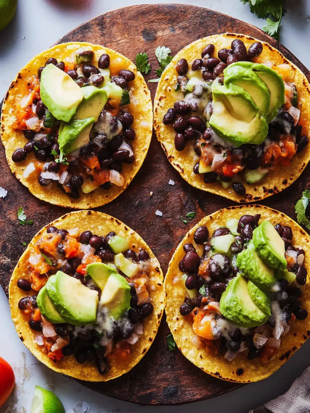 Savor the Flavor: Easy Black Bean Tostadas in 30 Minutes 5 Black Bean Tostadas