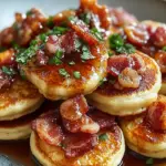 Fluffy Easy Maple Bacon Pancake Bites for Busy Mornings 2 Easy Maple Bacon Pancake Bites