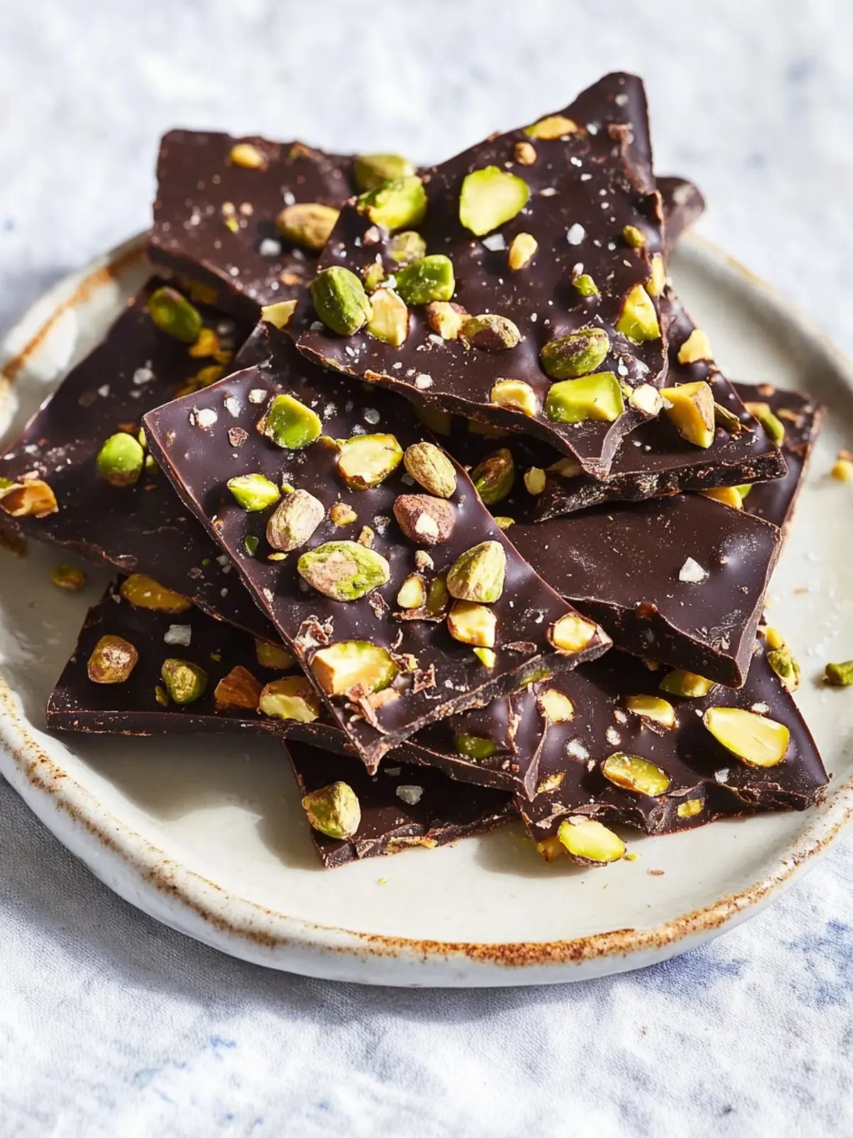 Indulge in Hazelnut & Pistachio Dark Chocolate Bark Bliss 5 Hazelnut & Pistachio Dark Chocolate Bark