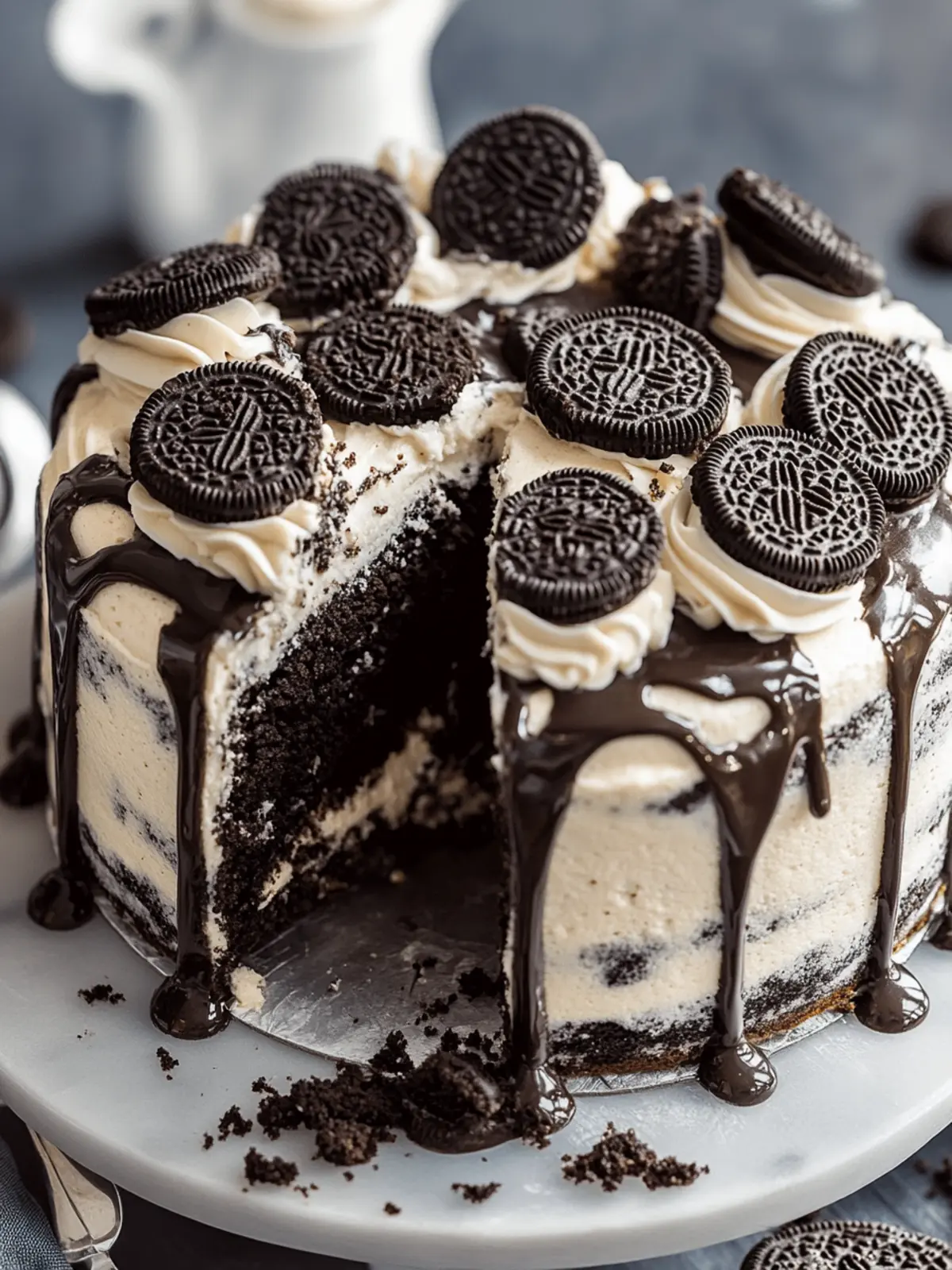 Oreo Cookie Cake: The Ultimate Chocolate Indulgence 5 Oreo Cookie Cake