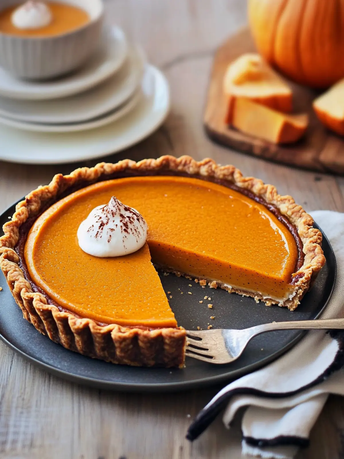 Easy Pumpkin Tart with Gingersnap Crust for Fall Bliss 2 Easy Pumpkin Tart