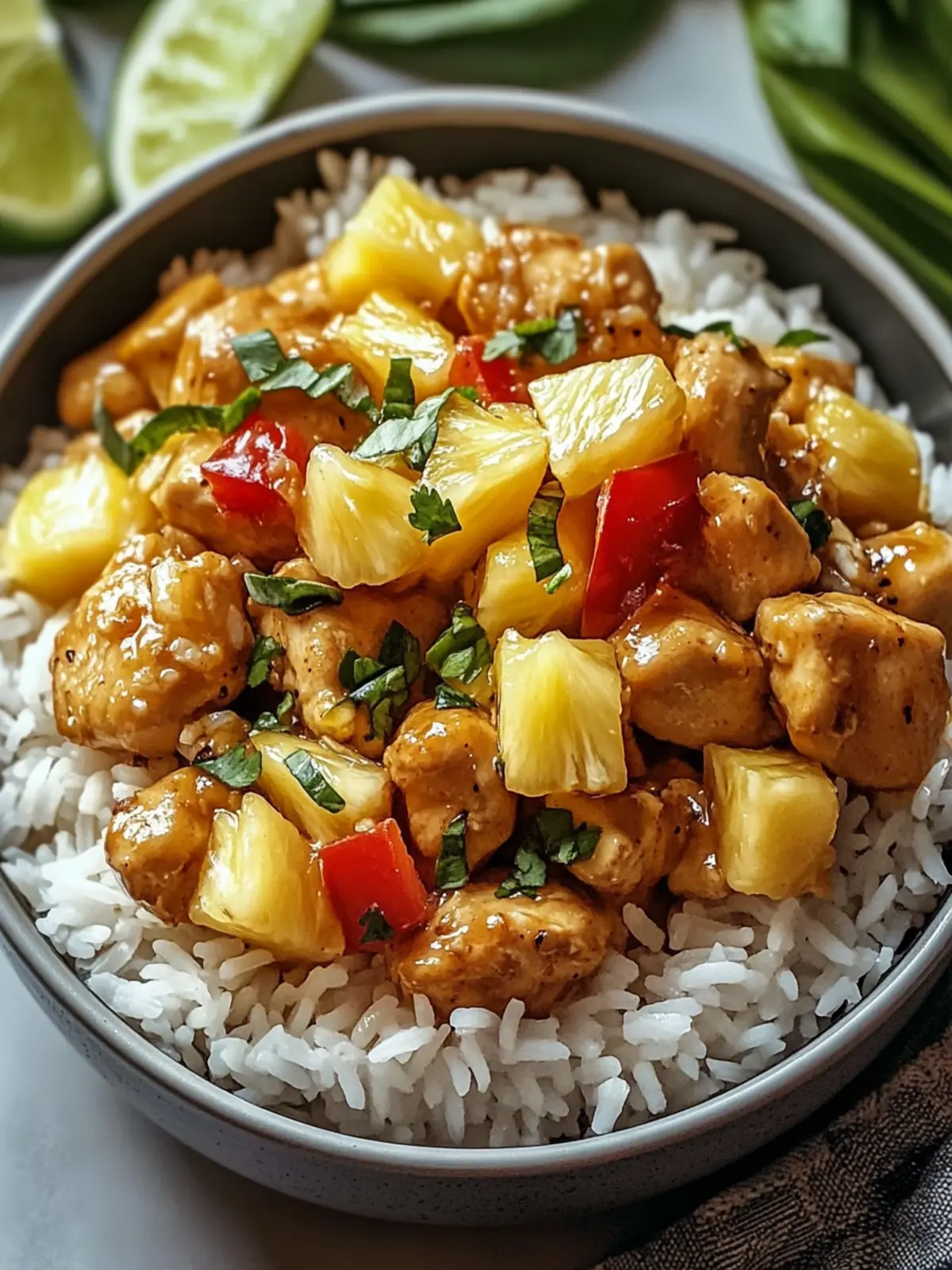 Pineapple Chicken and Rice: Easy One-Pan Family Favorite 4 Pineapple Chicken and Rice