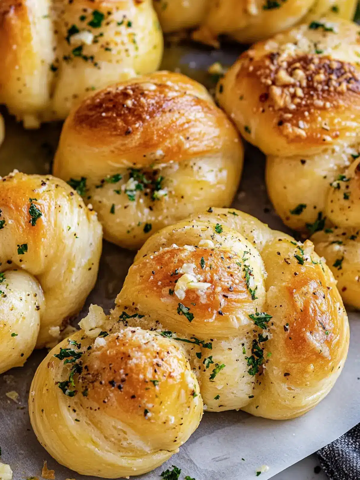 Garlic Knots: Quick and Irresistible Appetizer Bliss 3 Garlic Knots