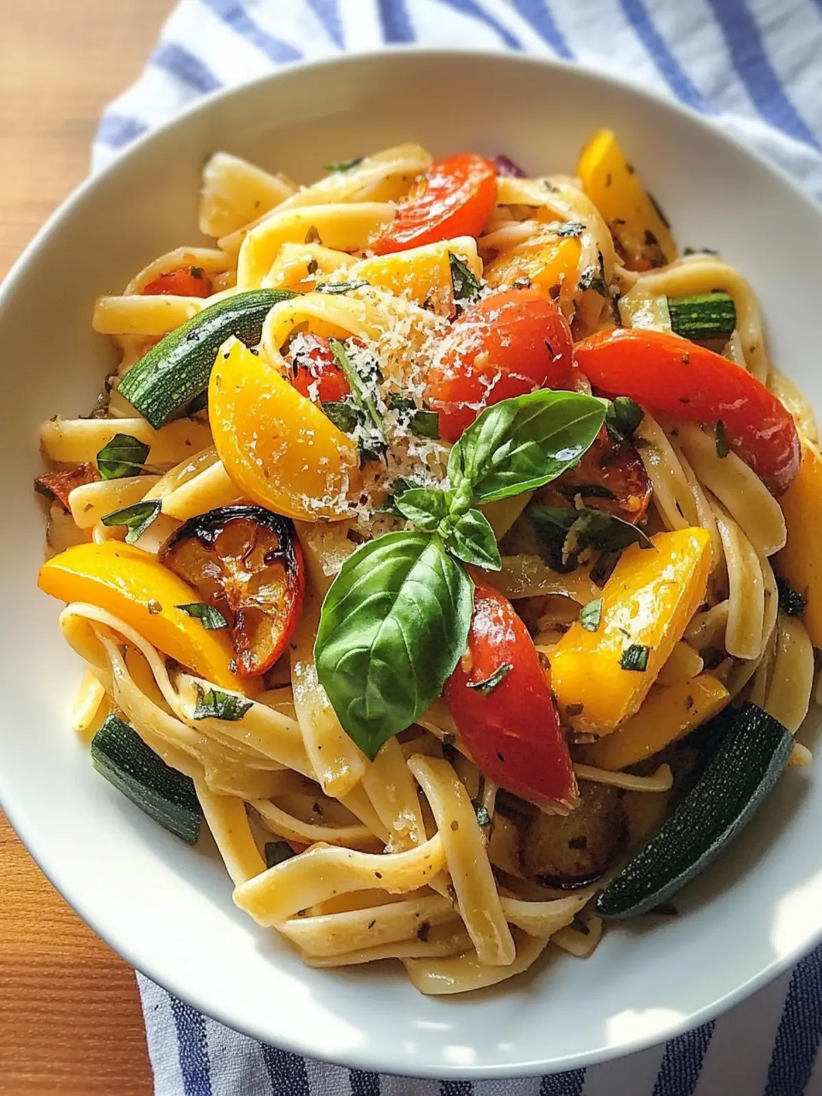 Vibrant Roasted Vegetable Pasta for a Healthy Night In 3 Roasted Vegetable Pasta