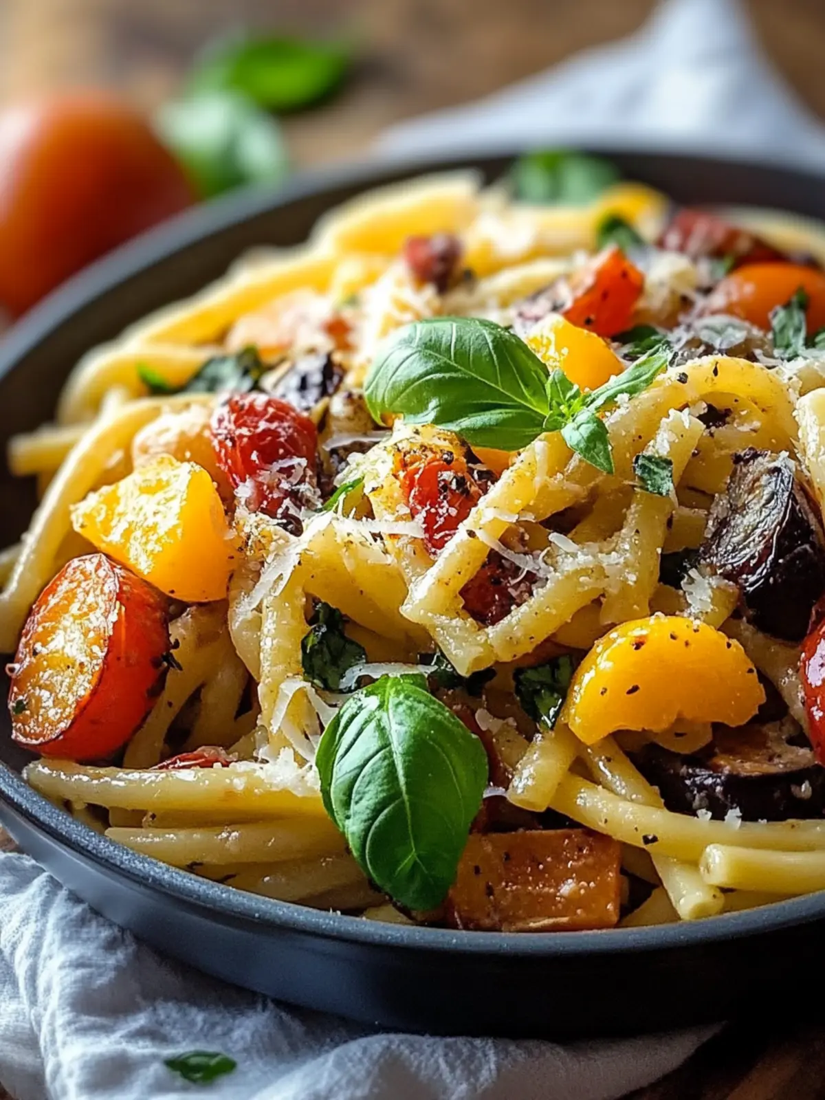 Vibrant Roasted Vegetable Pasta for a Healthy Night In 4 Roasted Vegetable Pasta