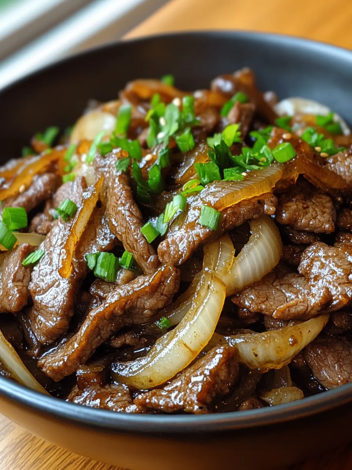 Savory Beef Caramelized with Onions & Soy Sauce in 30 Minutes 3 Beef Caramelized with Onions & Soy Sauce